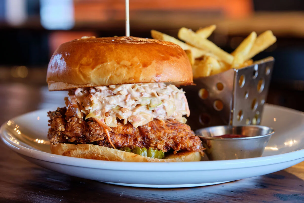 Daily Dish: HOBNOB's Fried Chicken Sandwich