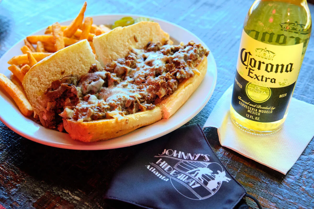 Daily Dish: Johnny's Cheesesteak at Johnny's Hideaway