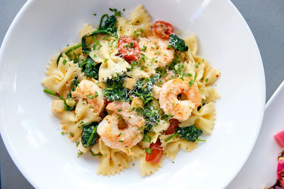 Daily Dish: the Woodall's Farfalle Aglio e Olio