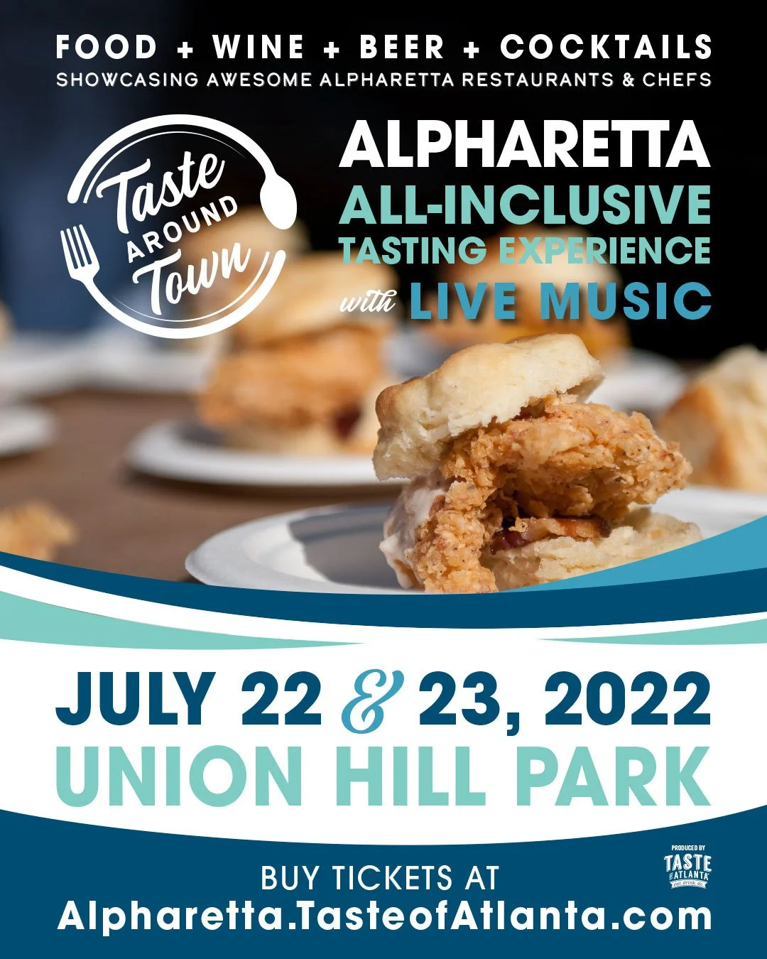 Experience the Flavors of Alpharetta at Taste Around Town July 22 and 23