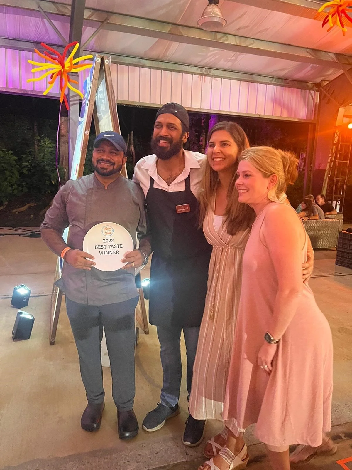 Sankranti Celebrates Best Taste Award at Taste Around Town Alpharetta