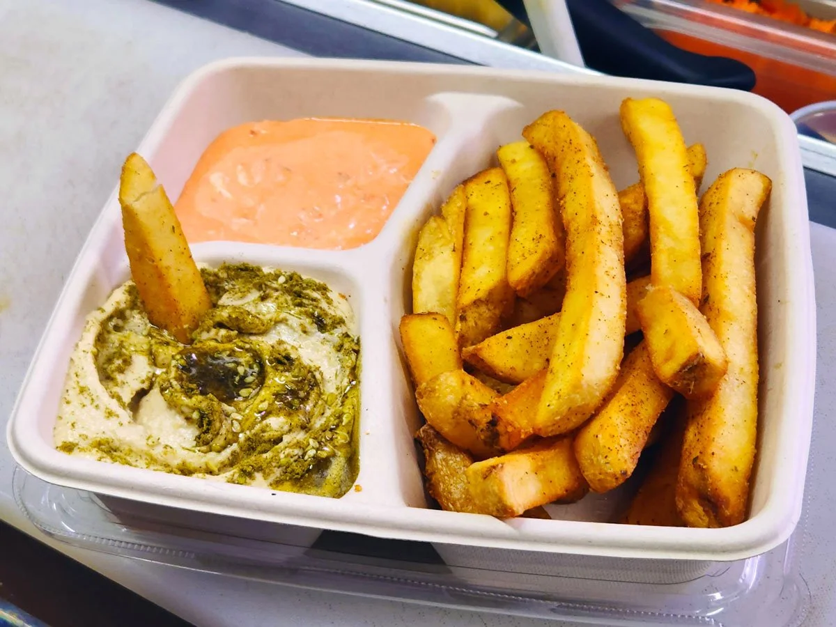 SabaRaba’s Za’atar Hummus with Fries Stars as January Special