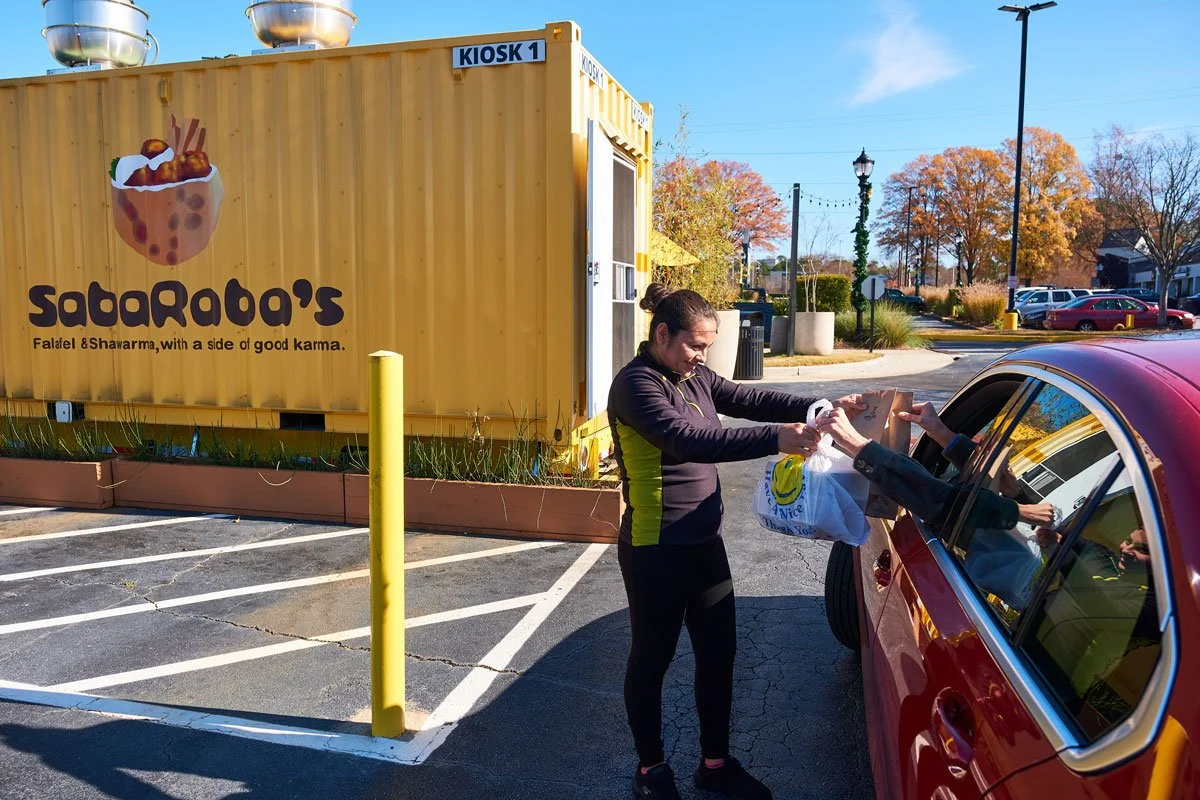 SabaRaba's Serves Comforting Mediterranean Meals Container-Side