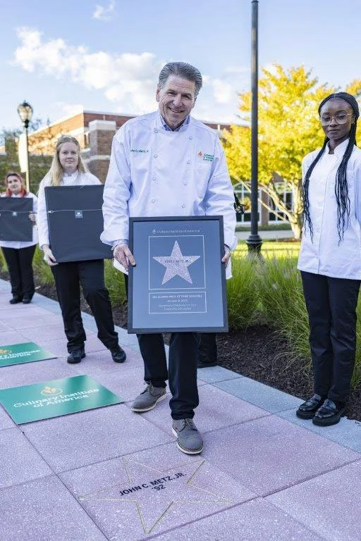 John C. Metz, Jr. Inducted Into the Culinary Institute of America's Alumni Walk of Fame