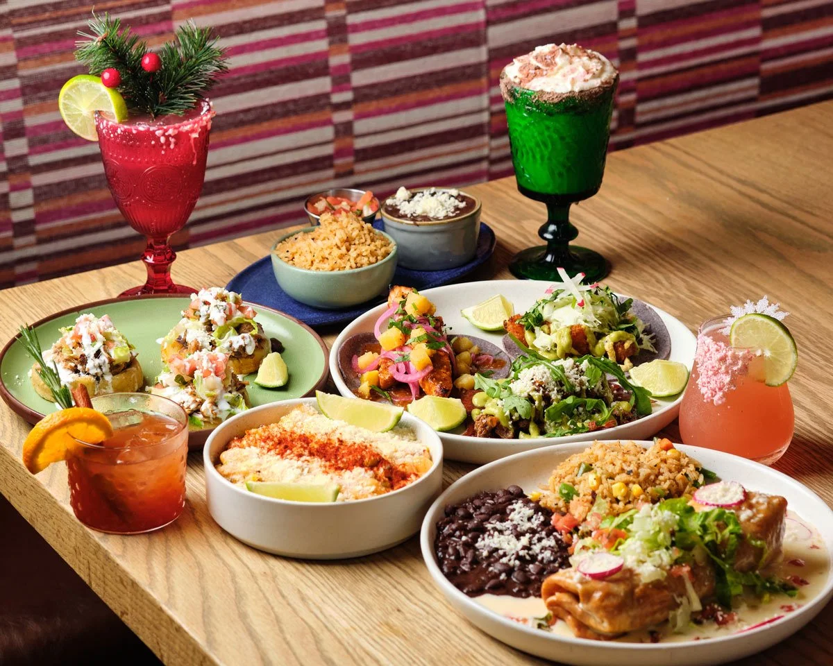 Santa Visits Chichería Holiday Cantina