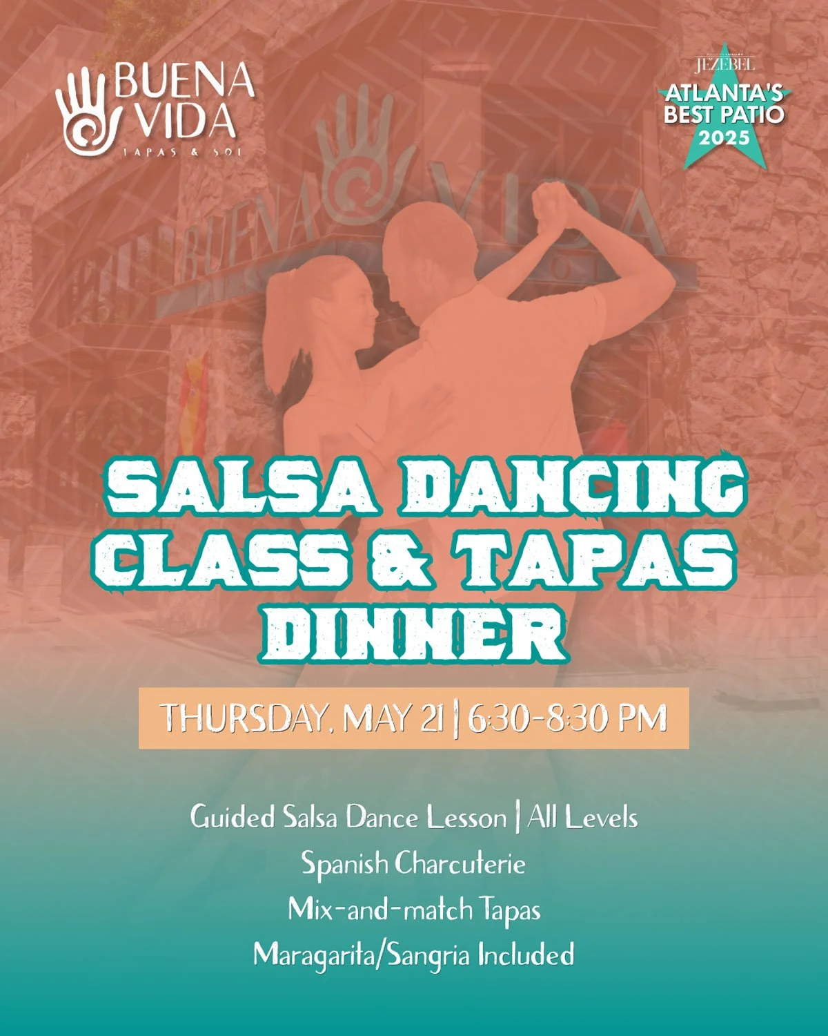Salsa Dance Class & Tapas Dinner