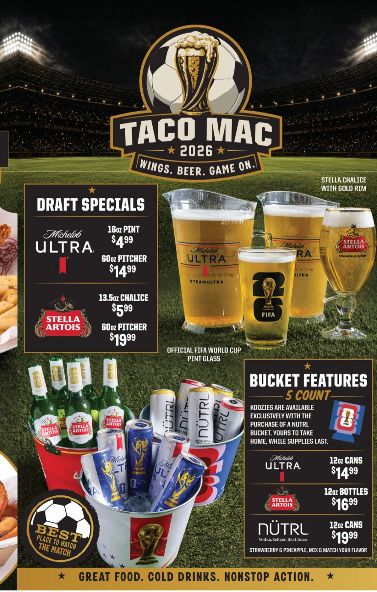 Taco Mac Celebrates a Summer of Soccer with Match-Day Specials, Fan Events and Giveaways