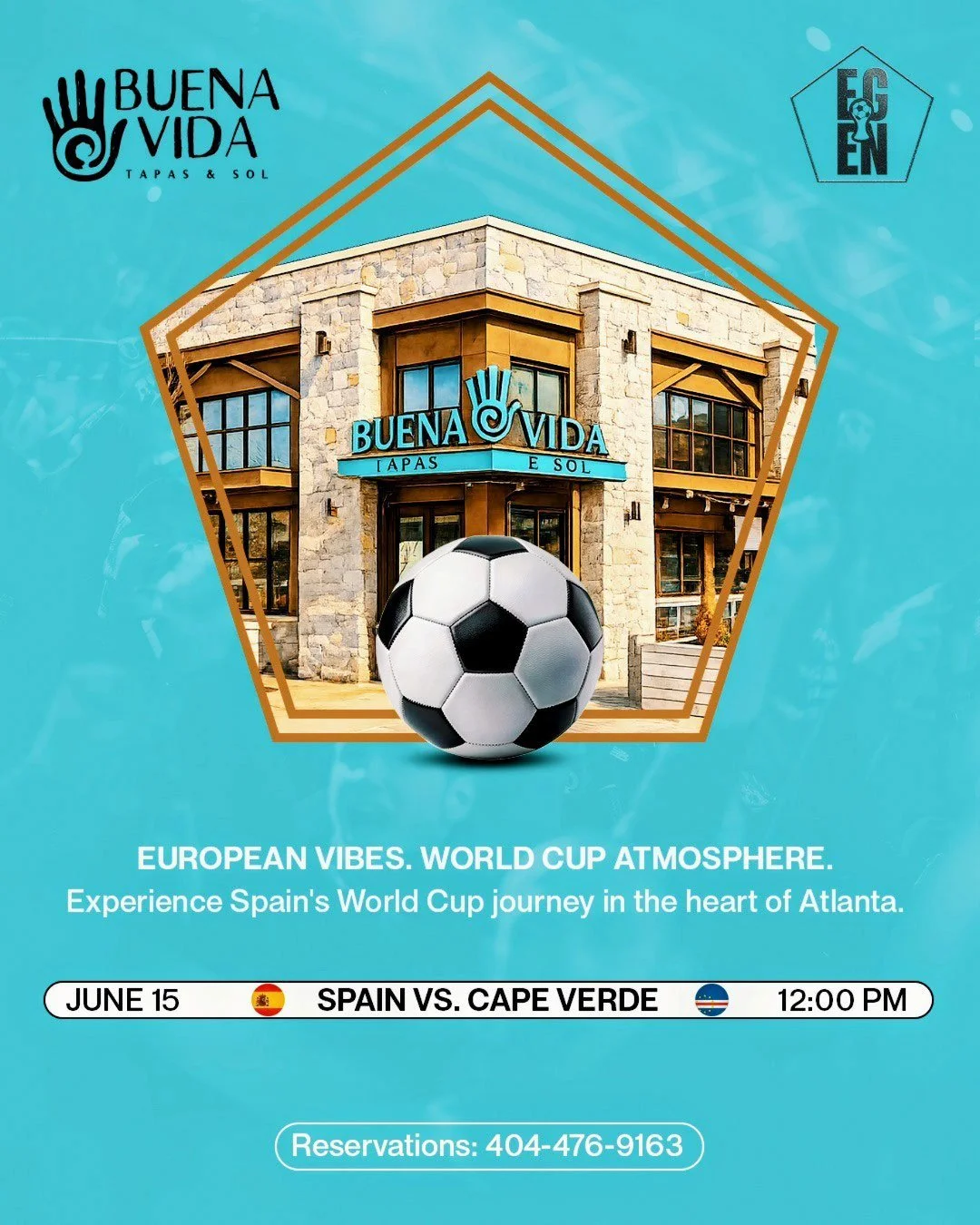 Spain vs. Cabo Verde Watch Party at Buena Vida Tapas Bar