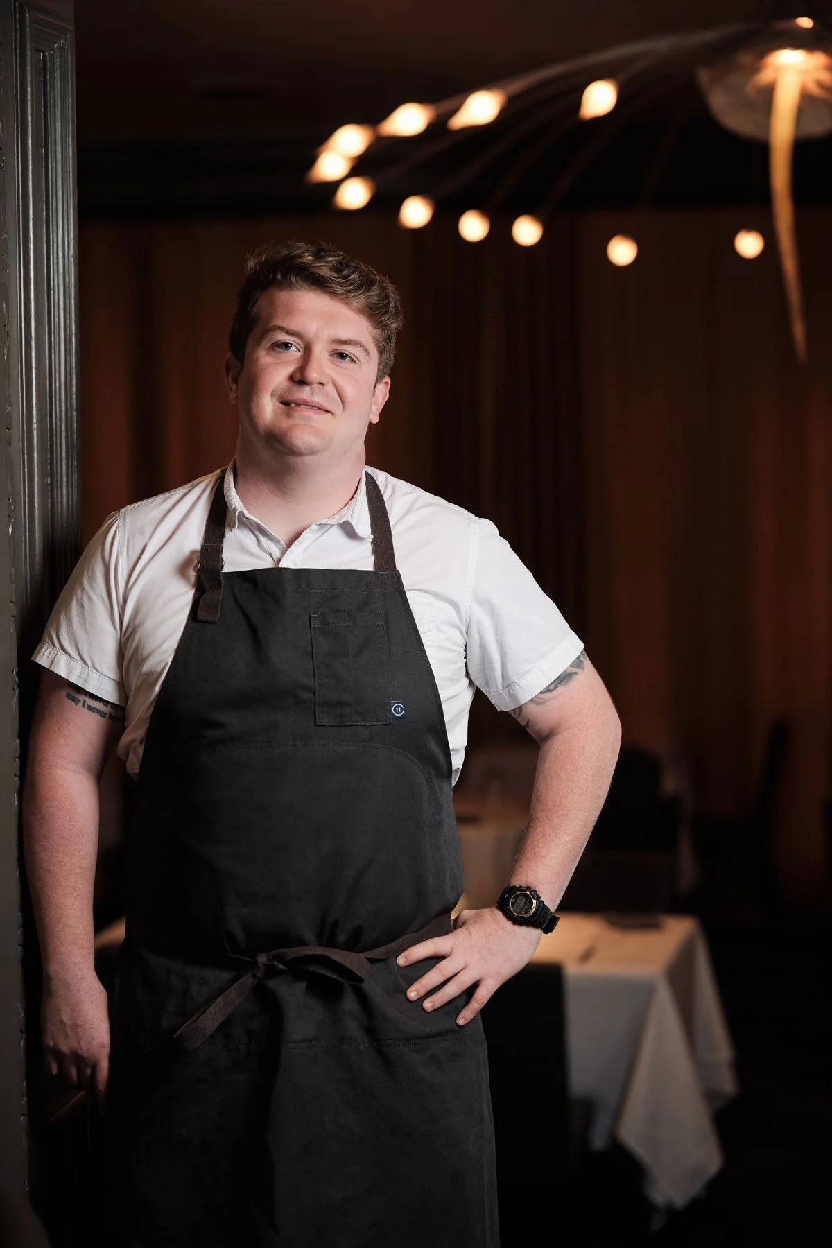 Chef Joseph Harrison at Aria. Photo credit: Brandon Amato; www.brandonjohnamato.com