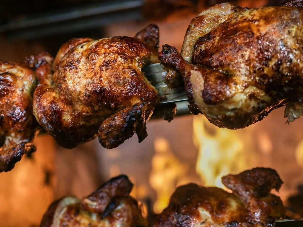 rotisserie chicken from Cowboy Chicken