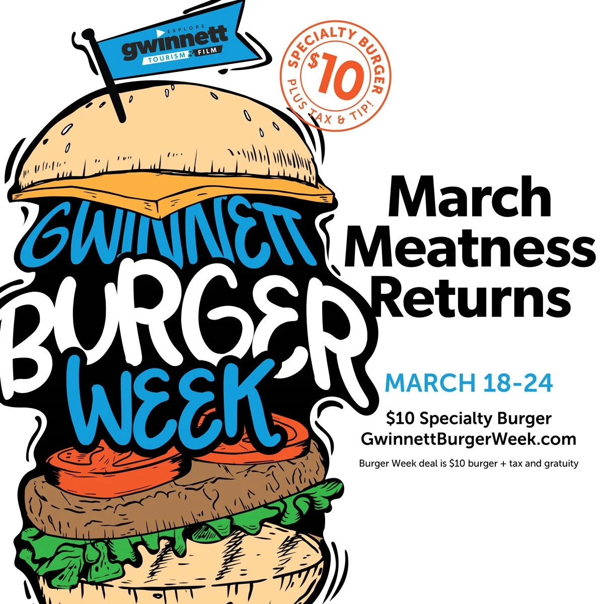 Explore Announces Return of Burger Week March 1824