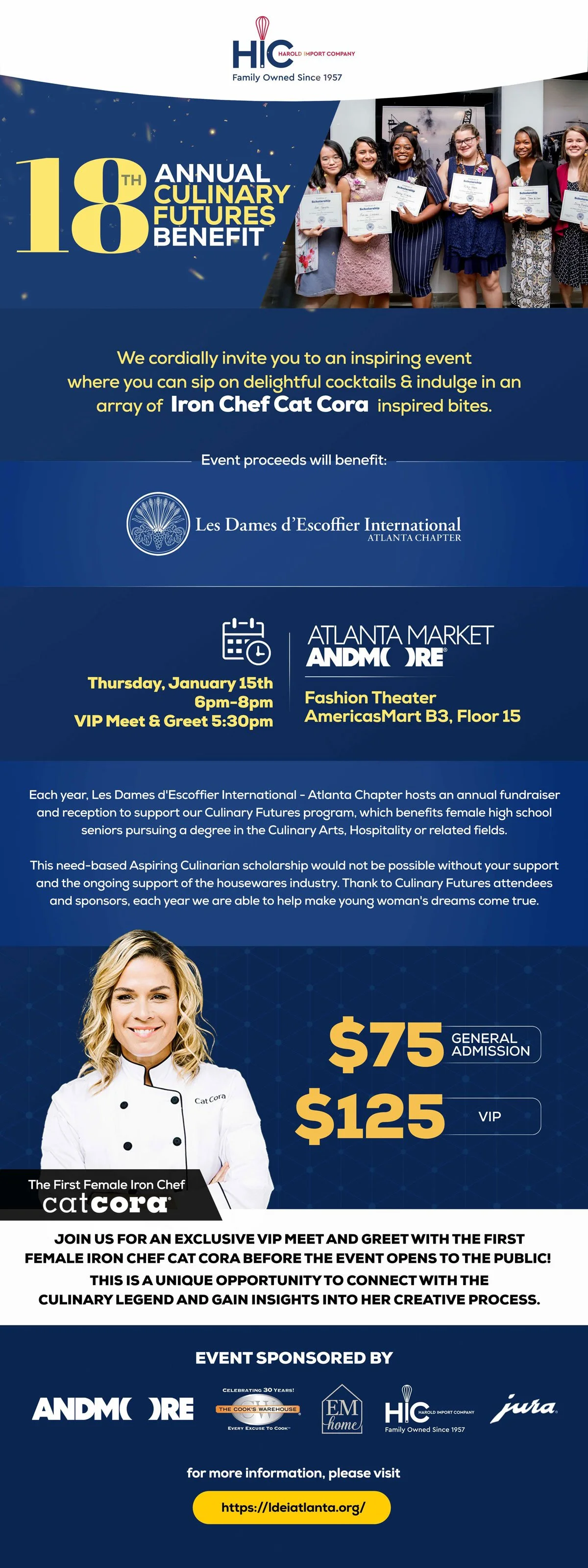 Flyer for the Culinary Futures event on Jan. 15, 2026