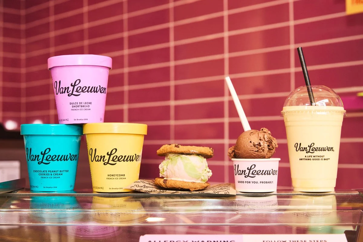 A selection of Van Leeuwen ice cream products. Photo credit: Sidney Bensimon