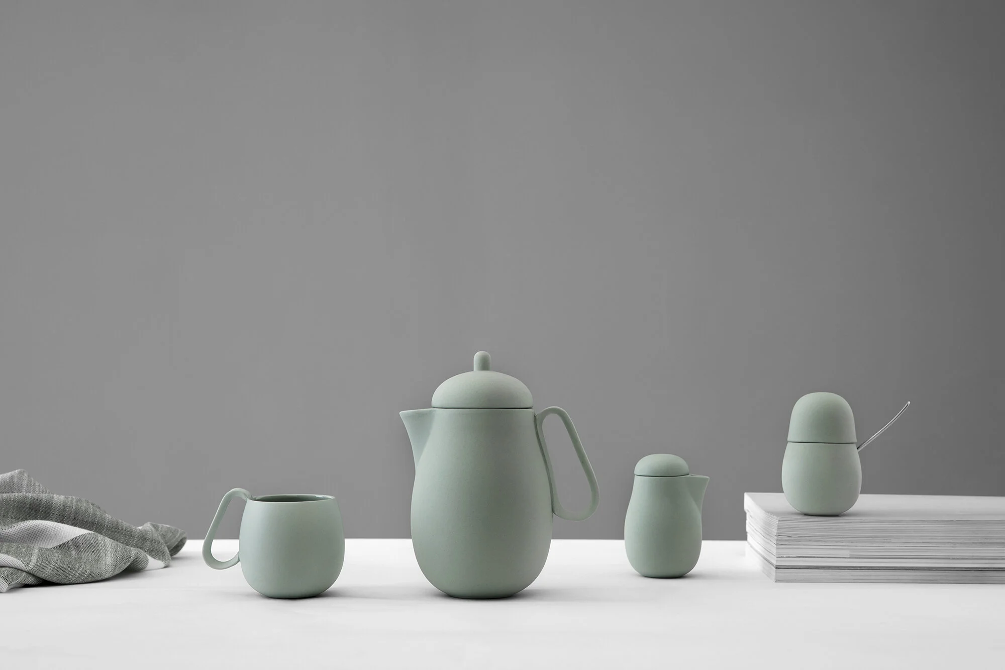 The Modern Tea Set Peppermint — TEA ON THE 45TH