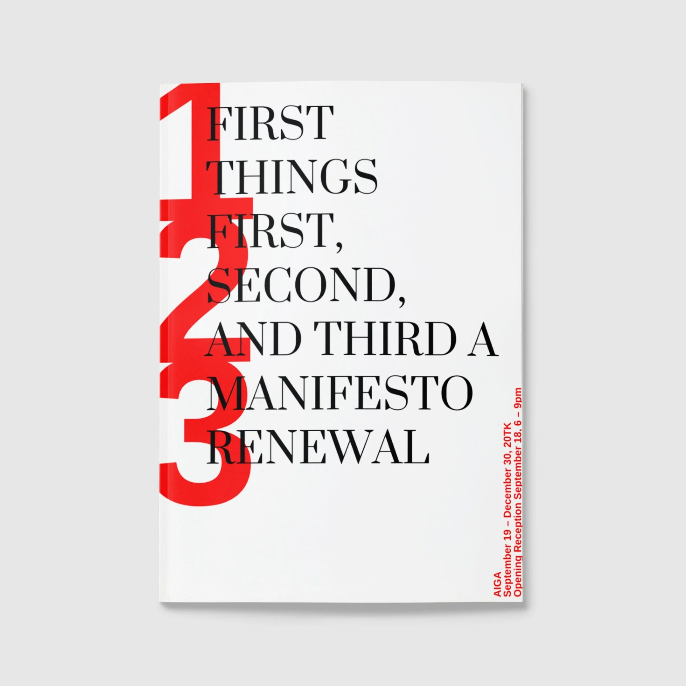 First Things Manifesto Renewal