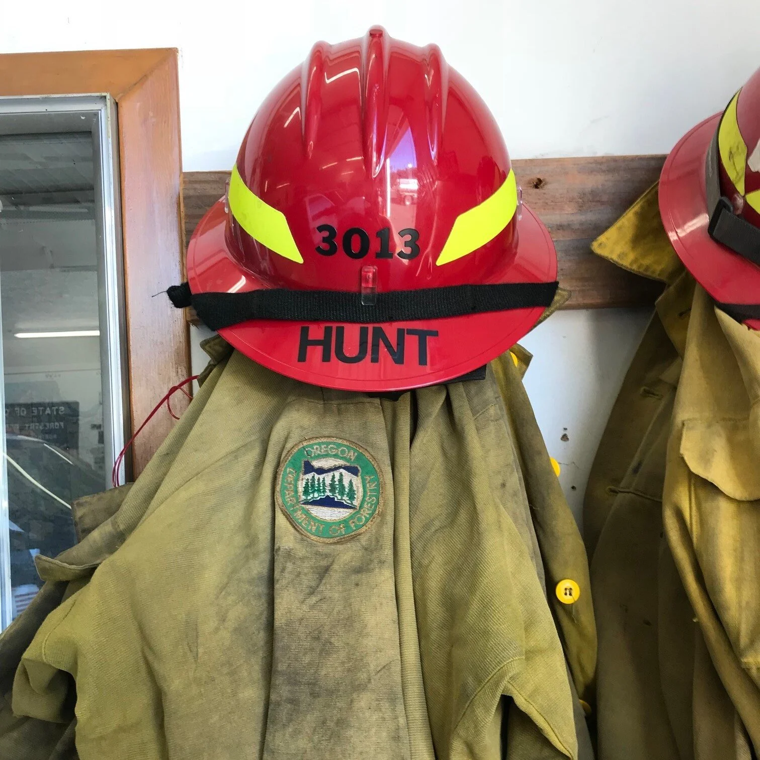 Forest Officer Hunt’s Personal Protective Equipment  - 2018 Fire Season