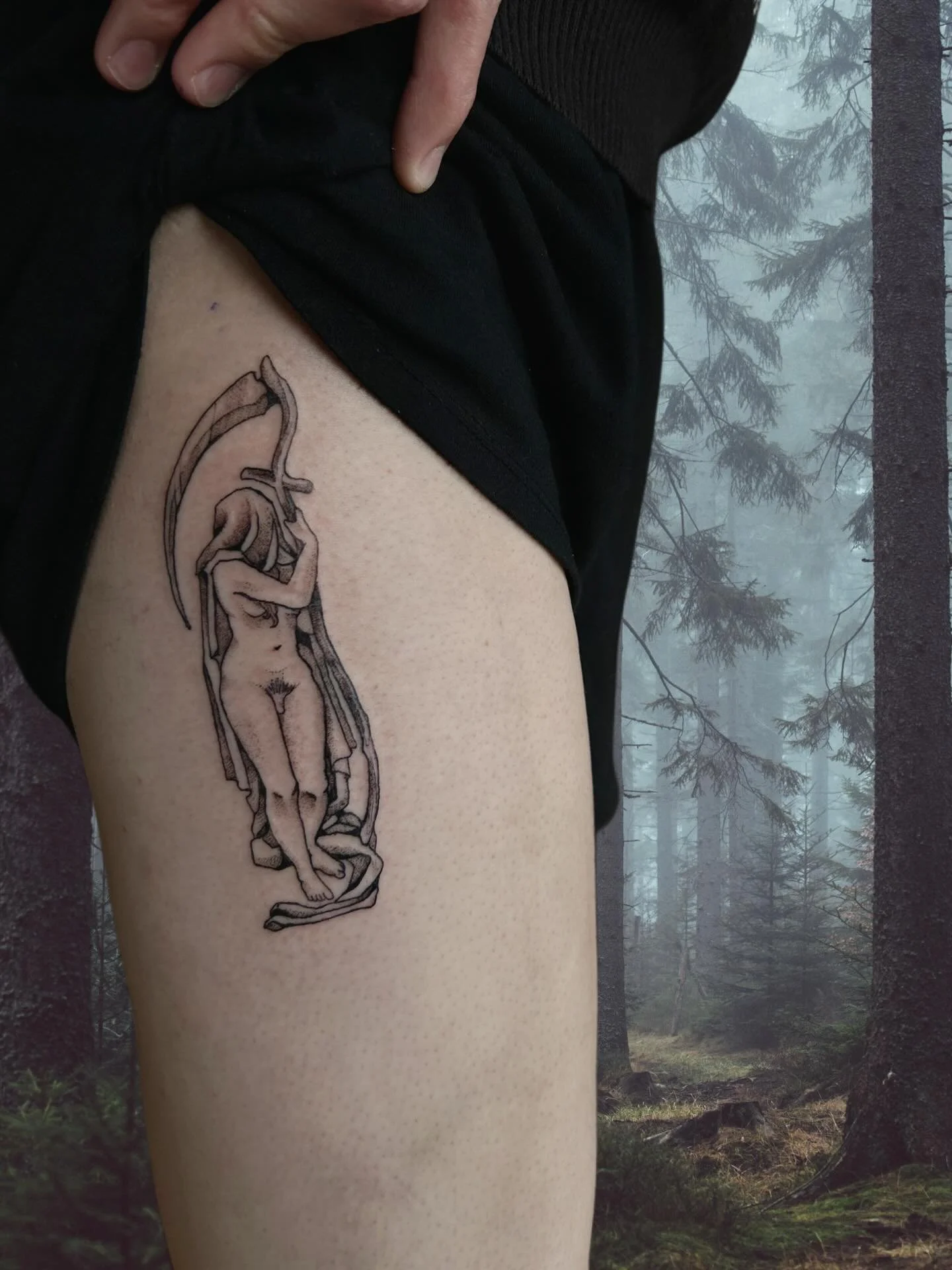 💀 Oh, to have a lady reaper to guide you home as a reward. Thank you so much you literally were so funny!!!! Thanks for getting some flash!!!! 💀 also I&rsquo;m stopping using names on post. Not because I hate yall, I just don&rsquo;t want a tattoo 