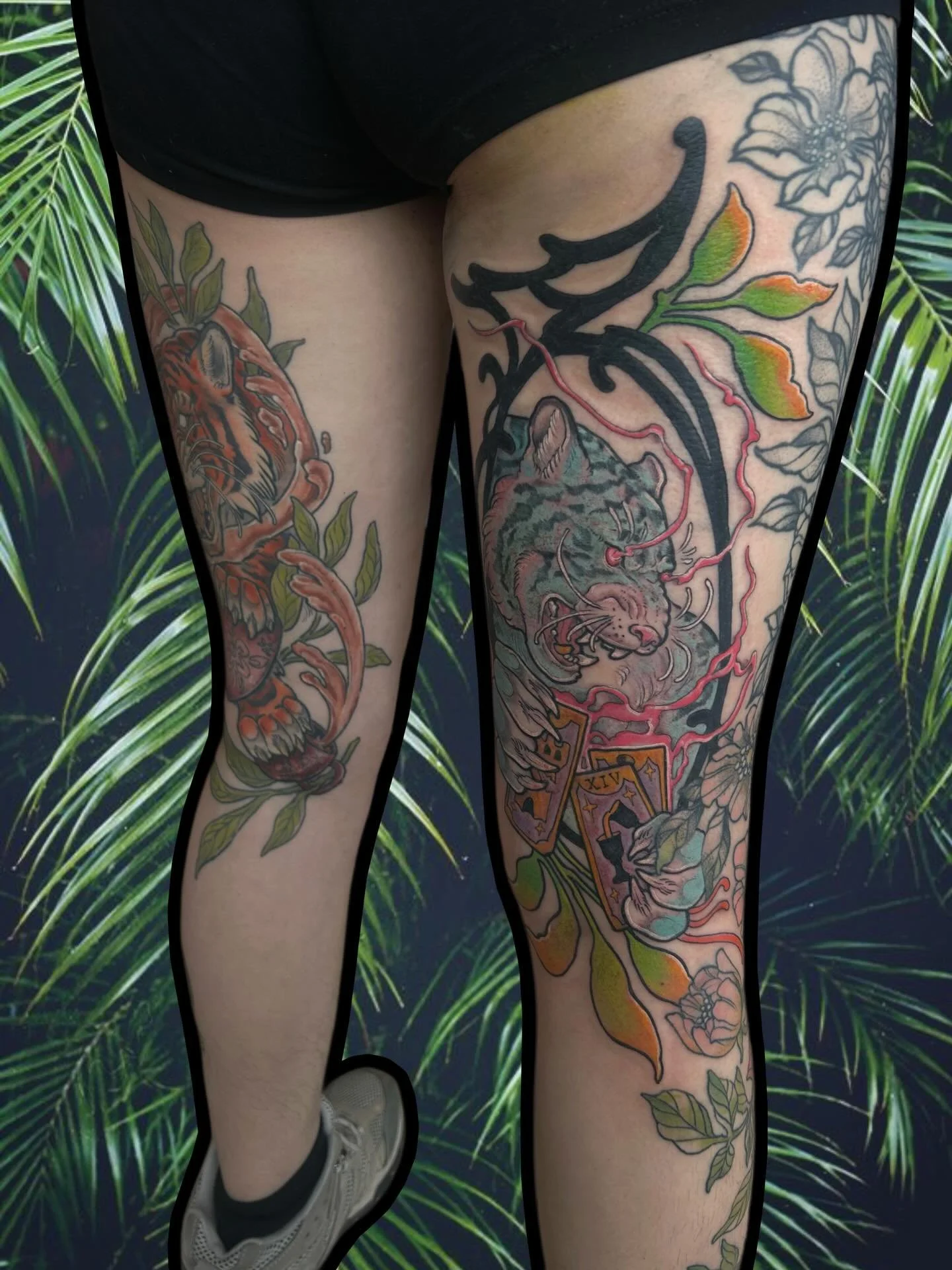 🐅 My beloveddddddddd. This bitch just sat for this whole thing like it was nothing??? One session?? What the hell! My sweetie, the kindest person in the world. Thank you for getting this tiger! I&rsquo;m so glad he has a home! 🐅 💅 thanks for letti