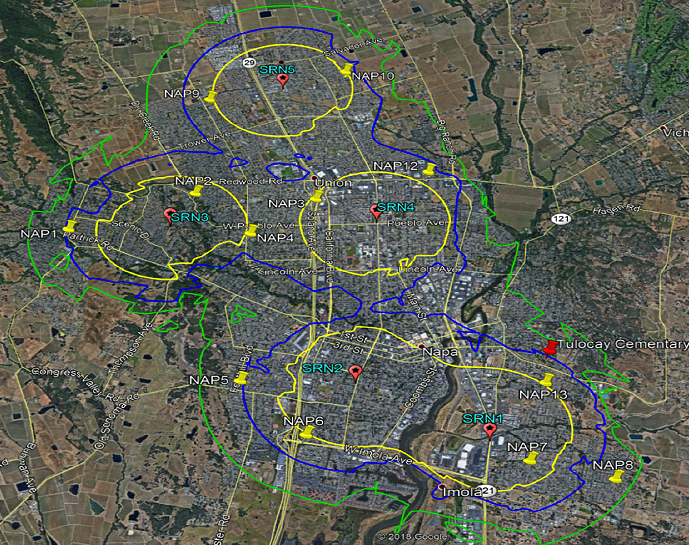 EXAMPLE MAP: Siren &amp; Macro Sites