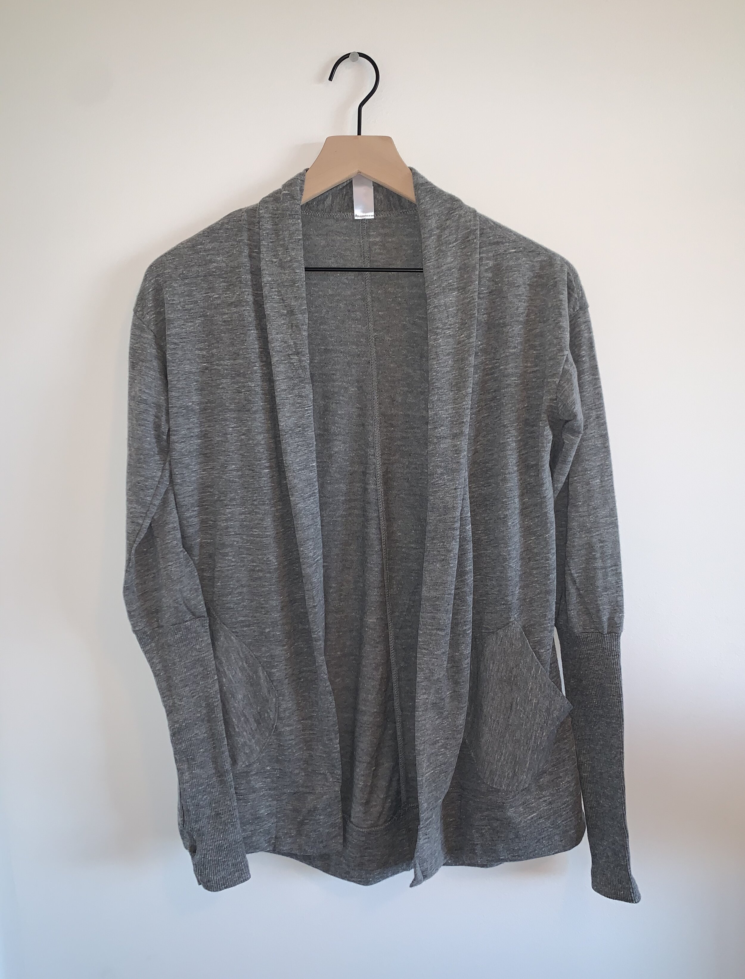 Rib-Sleeve Eco Jersey Wrap