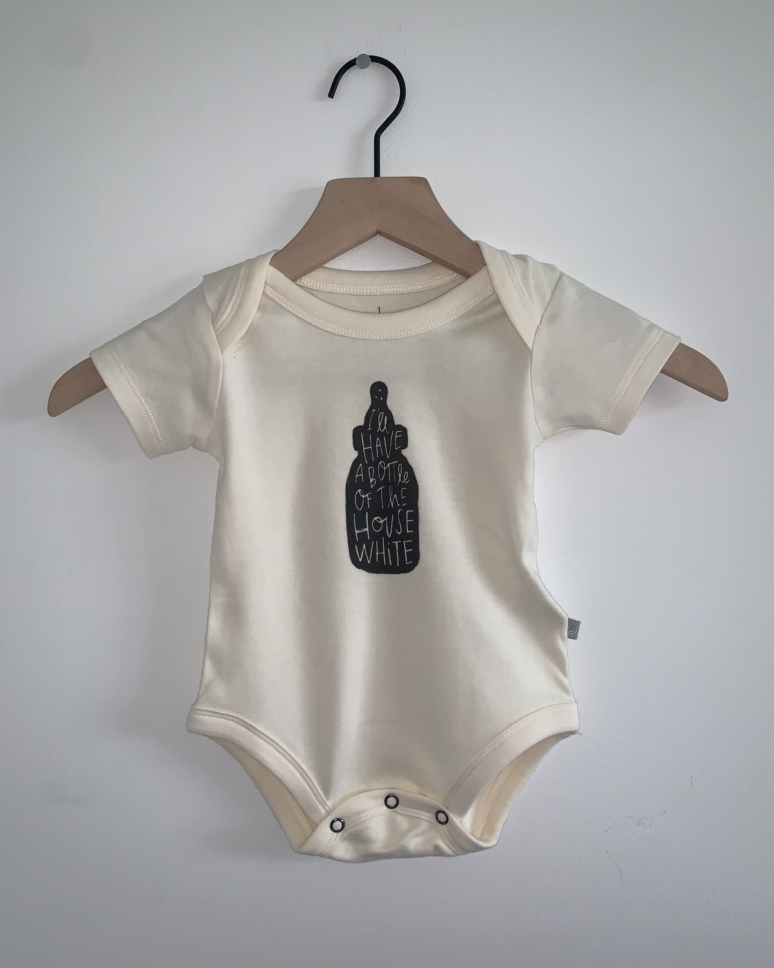 "House White" onesie