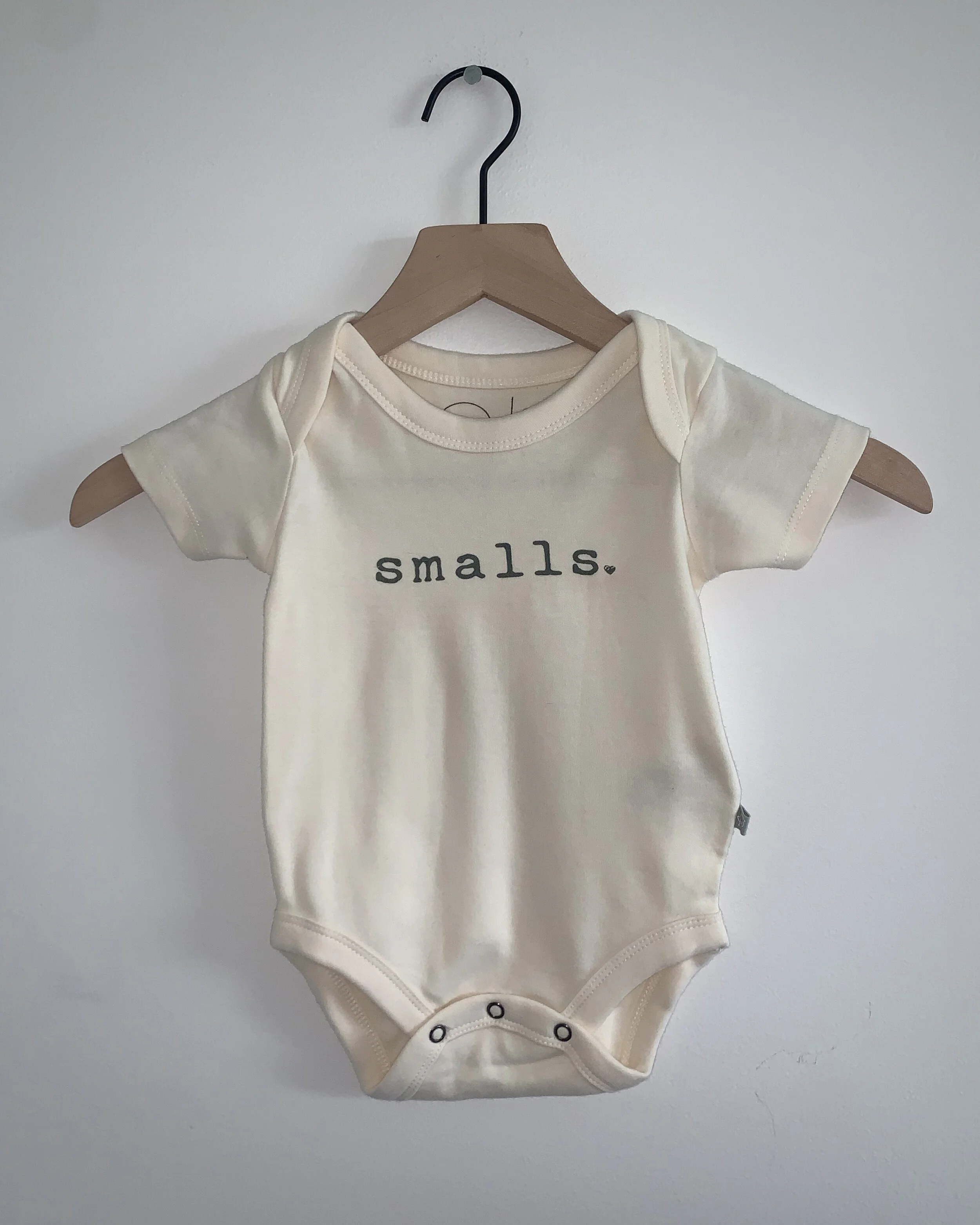 "Smalls" onesie