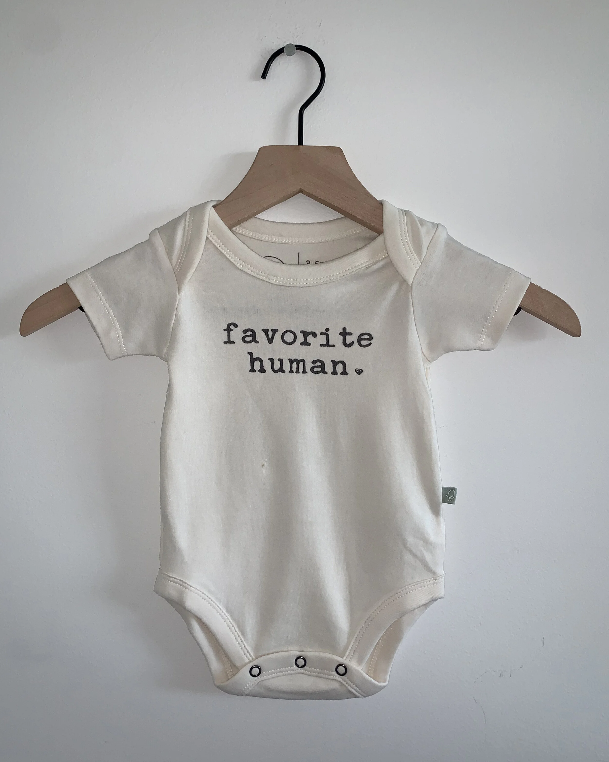 "Favorite Human" onesie