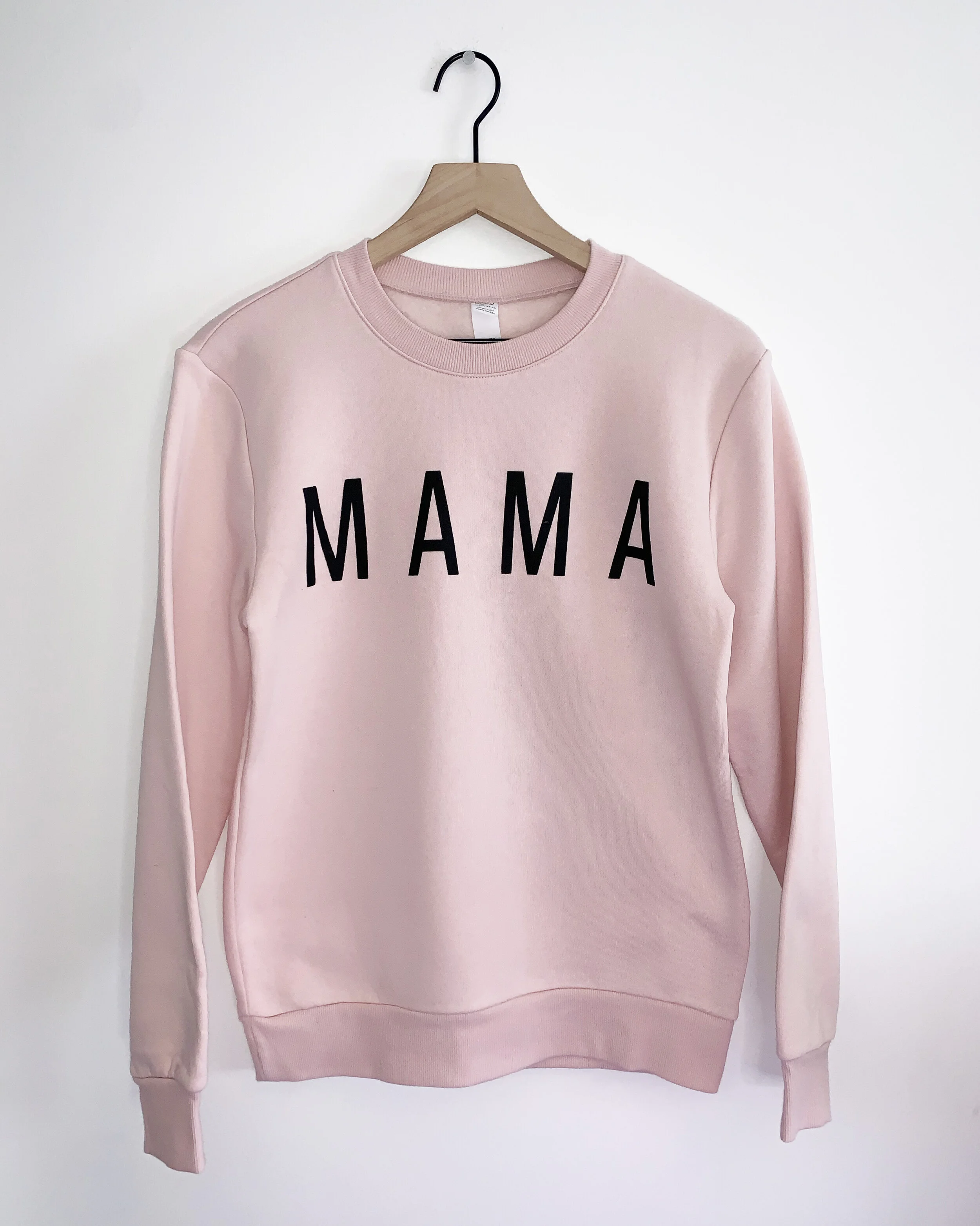MAMA sweatshirt in blush