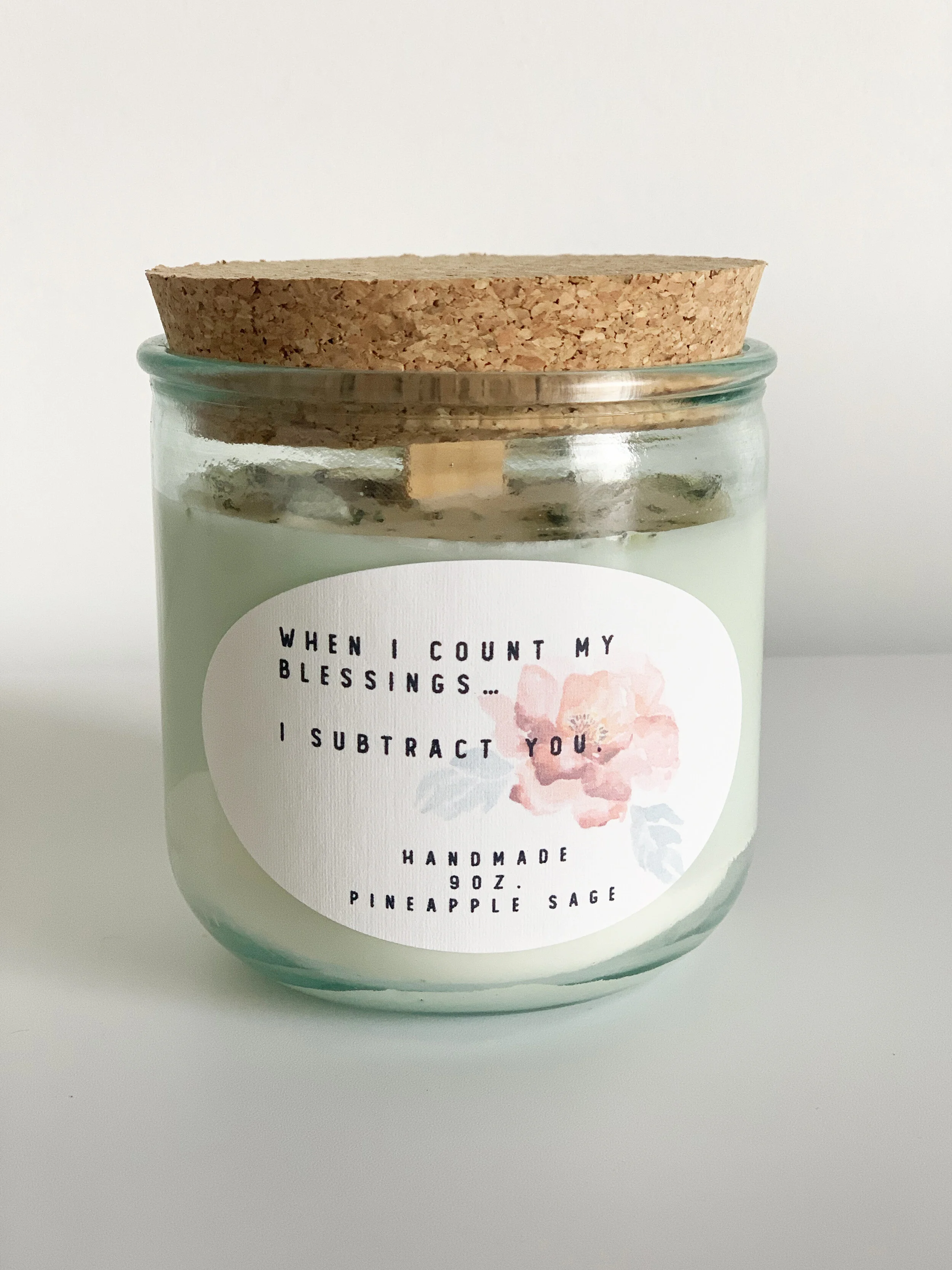 When I Count My Blessings - Handmade Candle