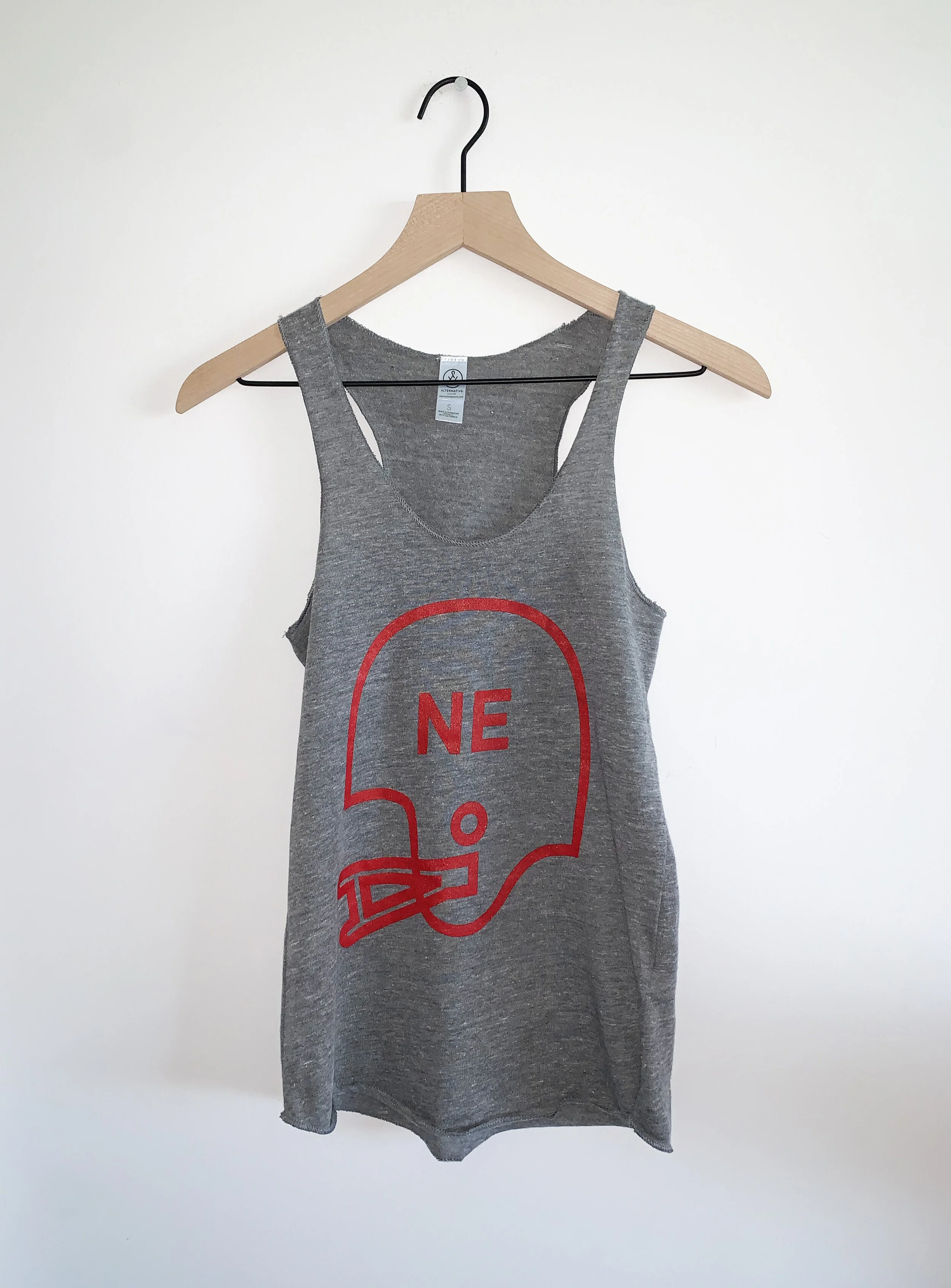 NE Helmet tank in heather grey