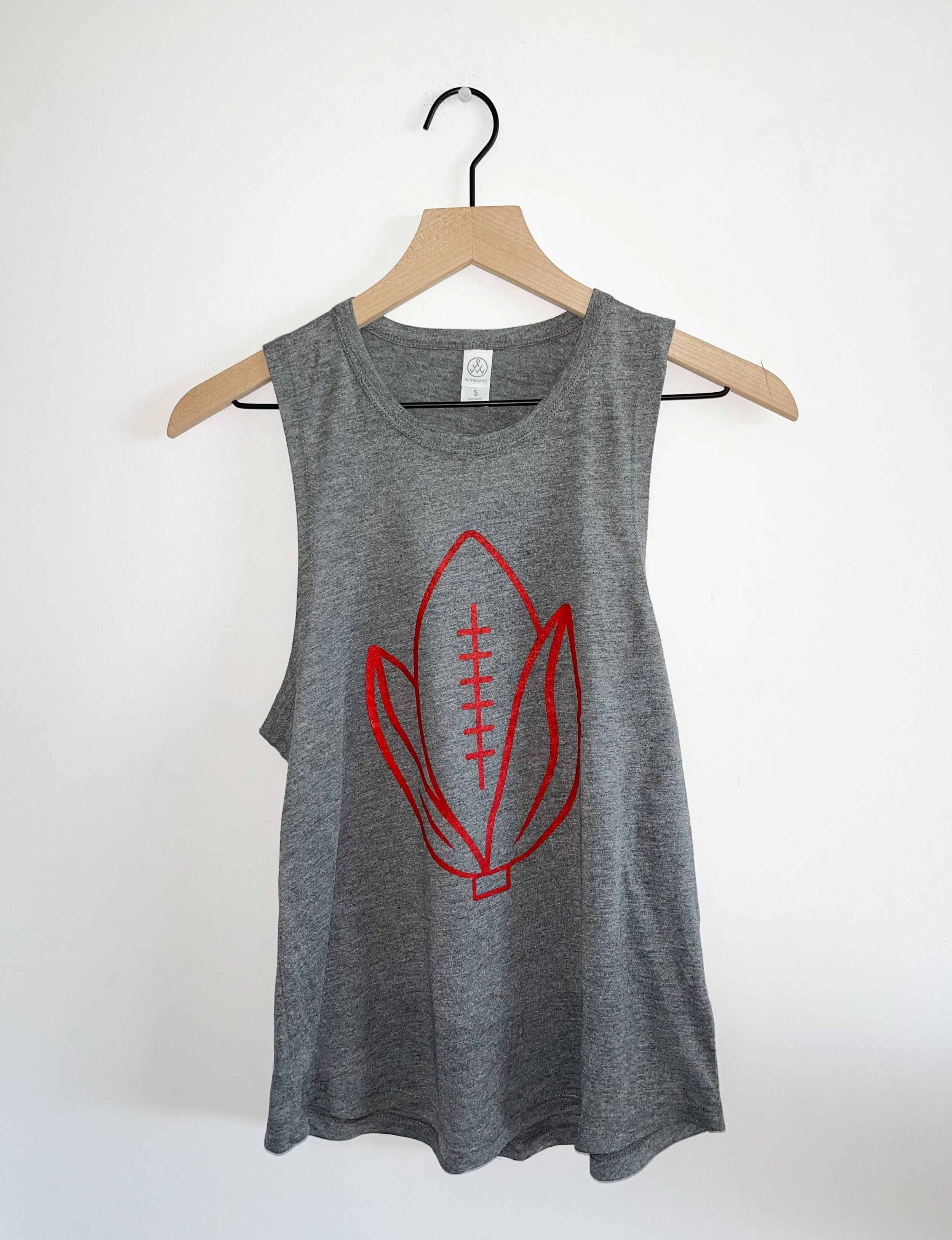 Women's Kernel Muscle Tank in Grey