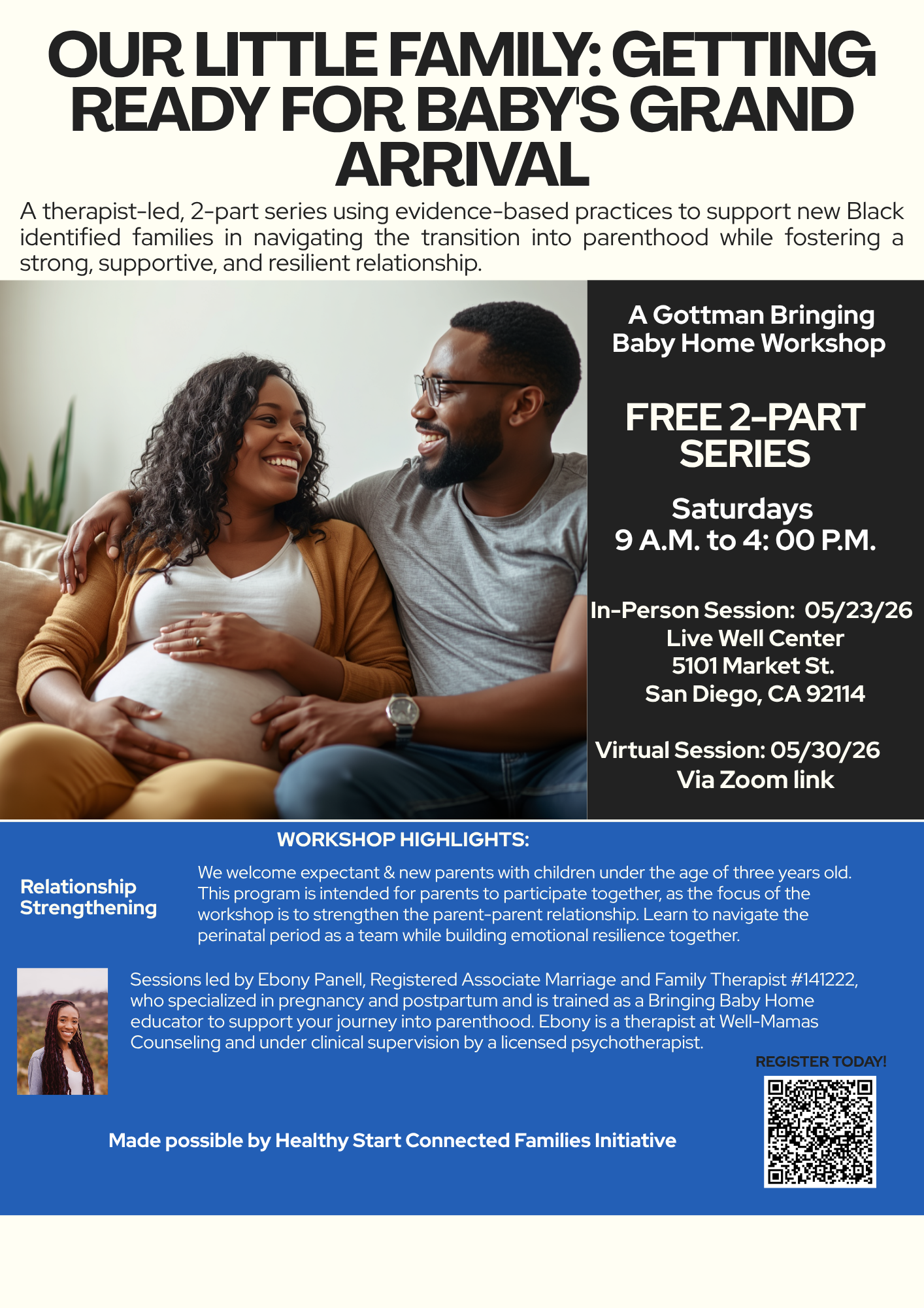 Session 1: Getting Ready for Baby's Grand Arrival
