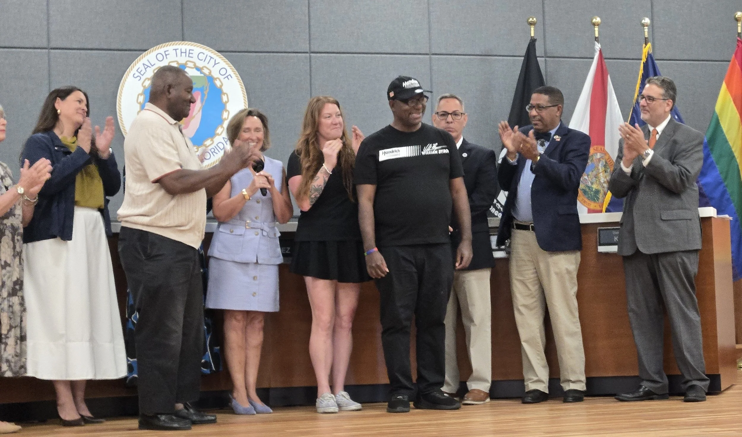 Phillip receives the Keep Key West Beautiful award! Way to go!