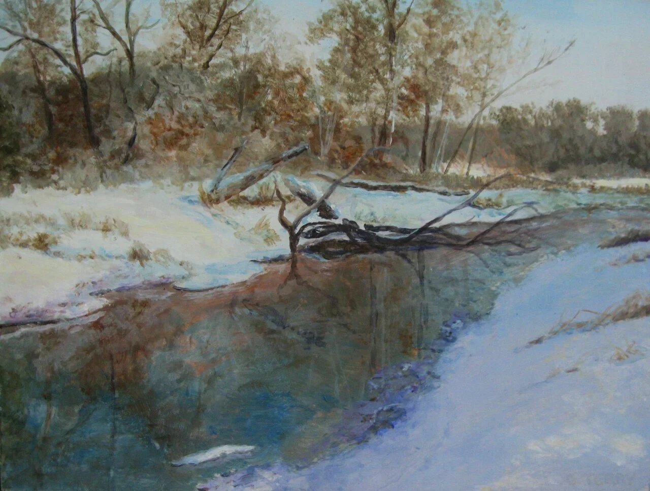 Painting a Landscape in Acrylics with Glenn Terry Session 1