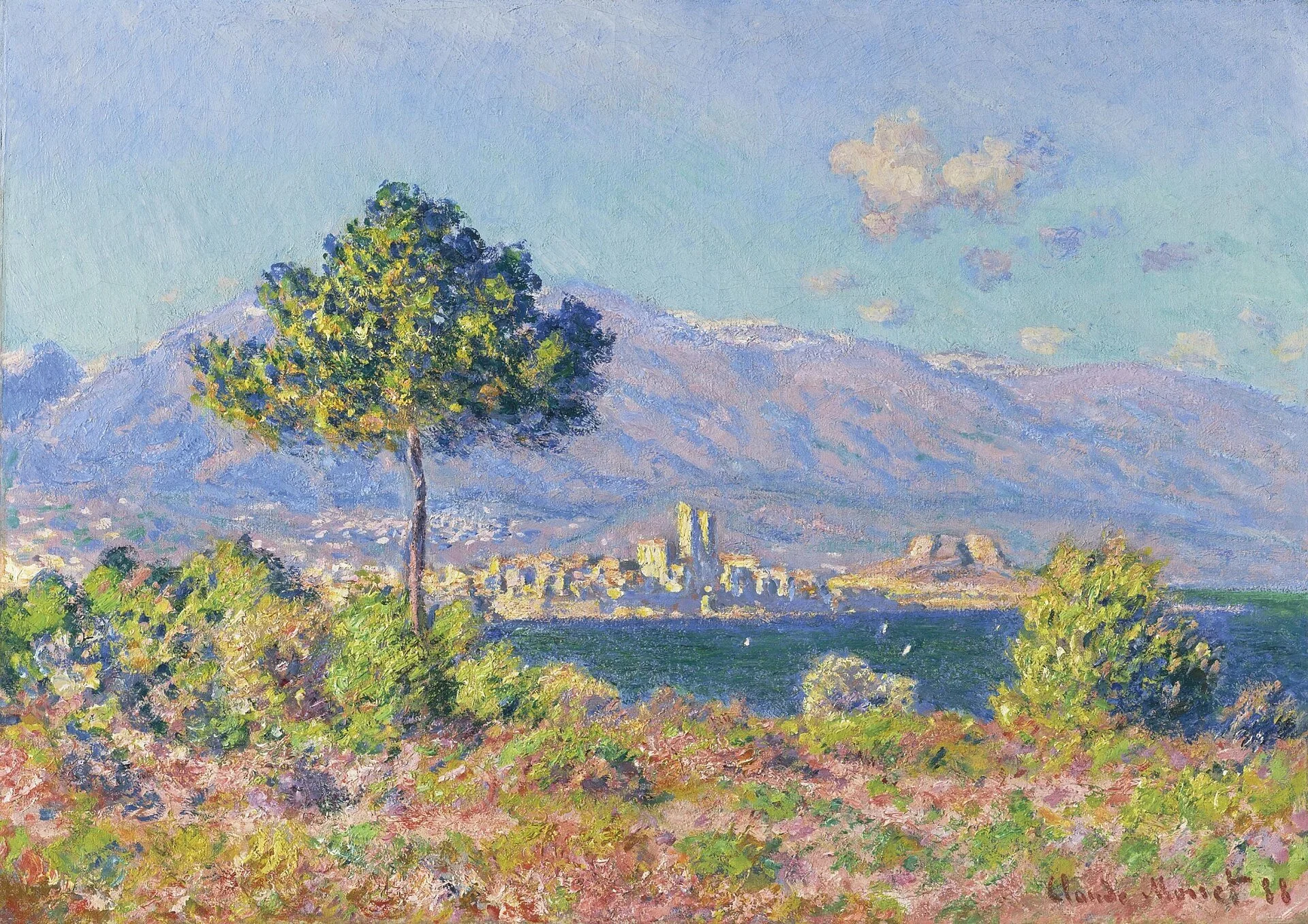 Beginners Oil Painting - Claude Monet’s, Antibes Seen from the Plateau Notre-Dame – With Linda LiaBraaten 