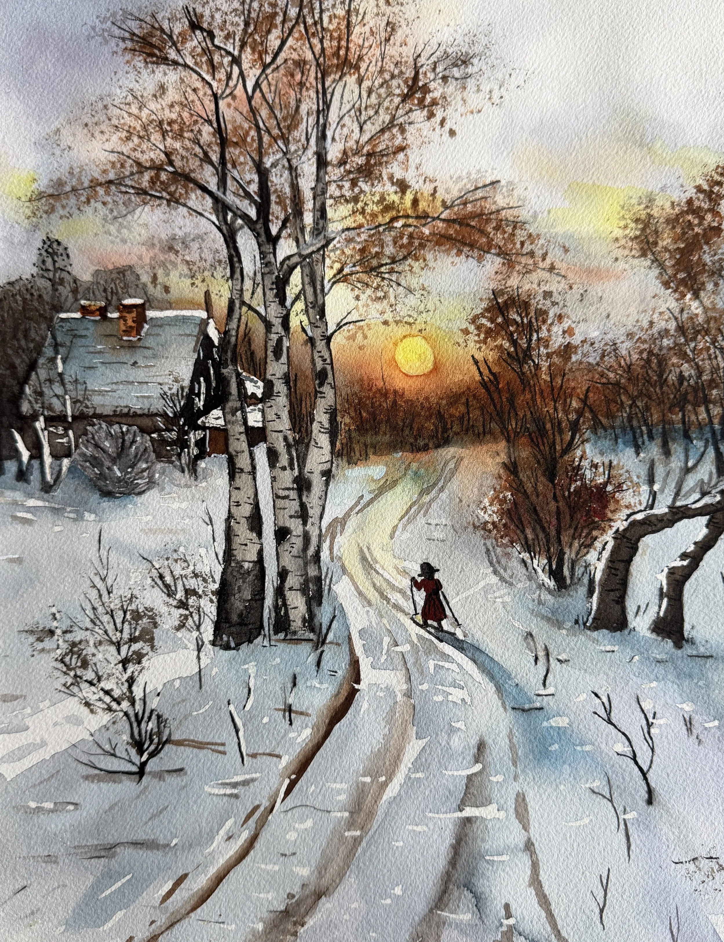 The Pathway to Grandmas House by Caroline V Munro.jpeg