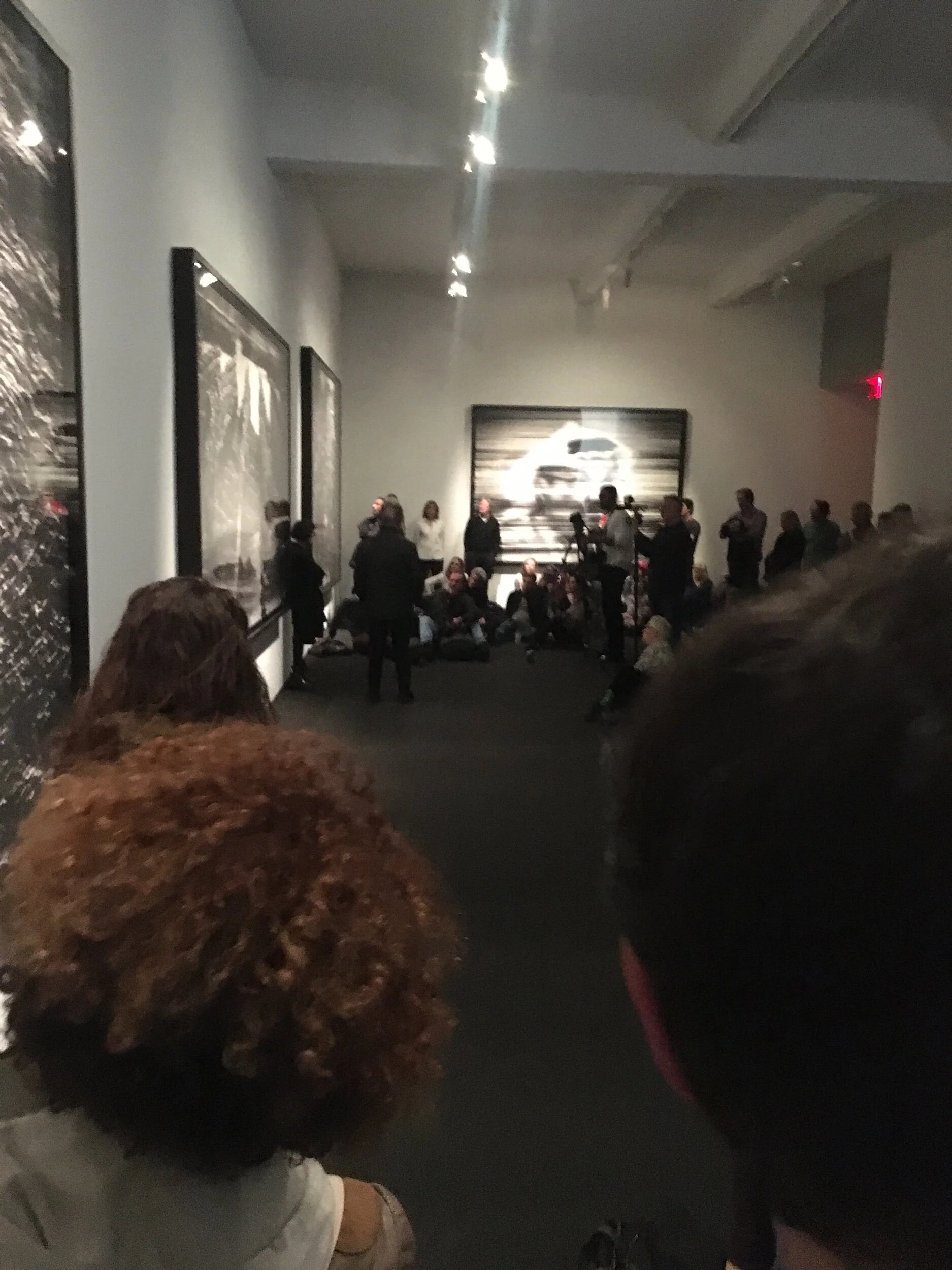 Installation Image:  Metro Pictures, Robert Longo, “Fugitive Images,” 2019