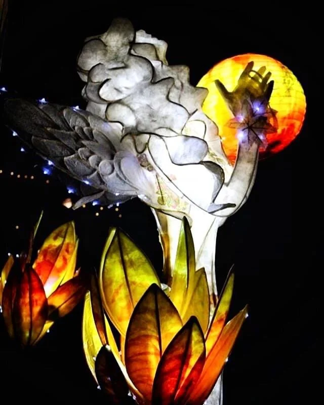 Our beautiful Mermaid Goddess luminary by our founder @loalynda ✨ Can&rsquo;t wait to see what she creates while quarantined with her studio! #staytuned
&bull;
&bull;
&bull;
#luminaryart #luminarygoddess #goddess #mermaid #mermaidart #mermaidgoddess 