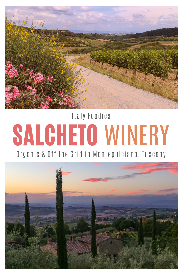 For an amazing wine tasting in Montepulciano and tour of an organic and off the grid winery in Tuscany, Sancheto Winery is an inspiring and sustainable operation, with delicious and elegant wines.