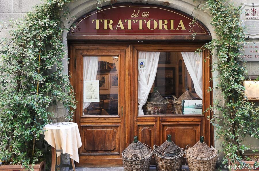 Trattoria in Florence, Italy