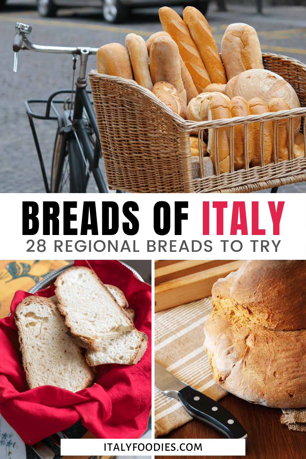Italian Breads: 28 Regional Types of Italian Bread
