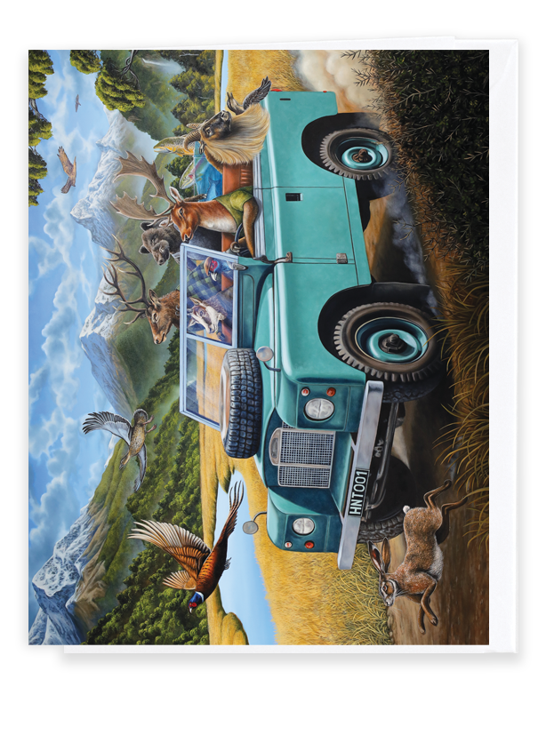 Hunting Party - A6 Greeting Card