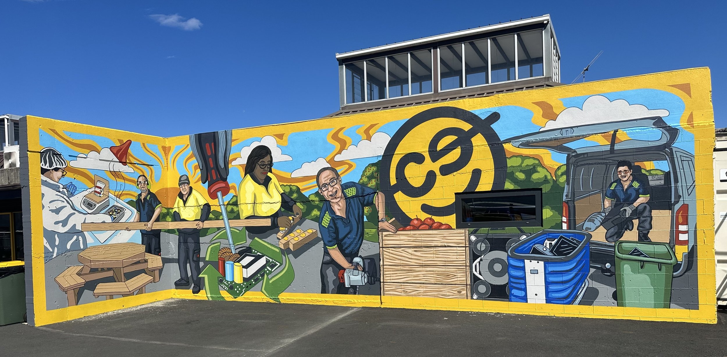 Cargil Enterprises Mural / Dunedin / Shane Walker