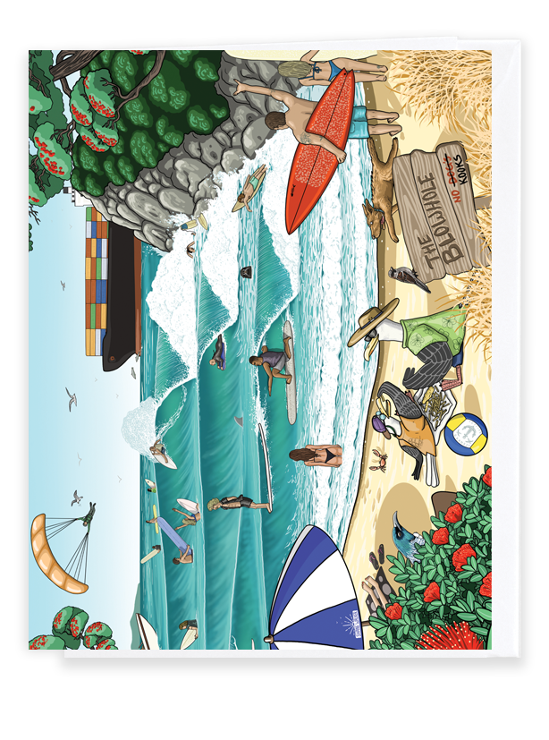 The Blowhole - A6 Greeting Card