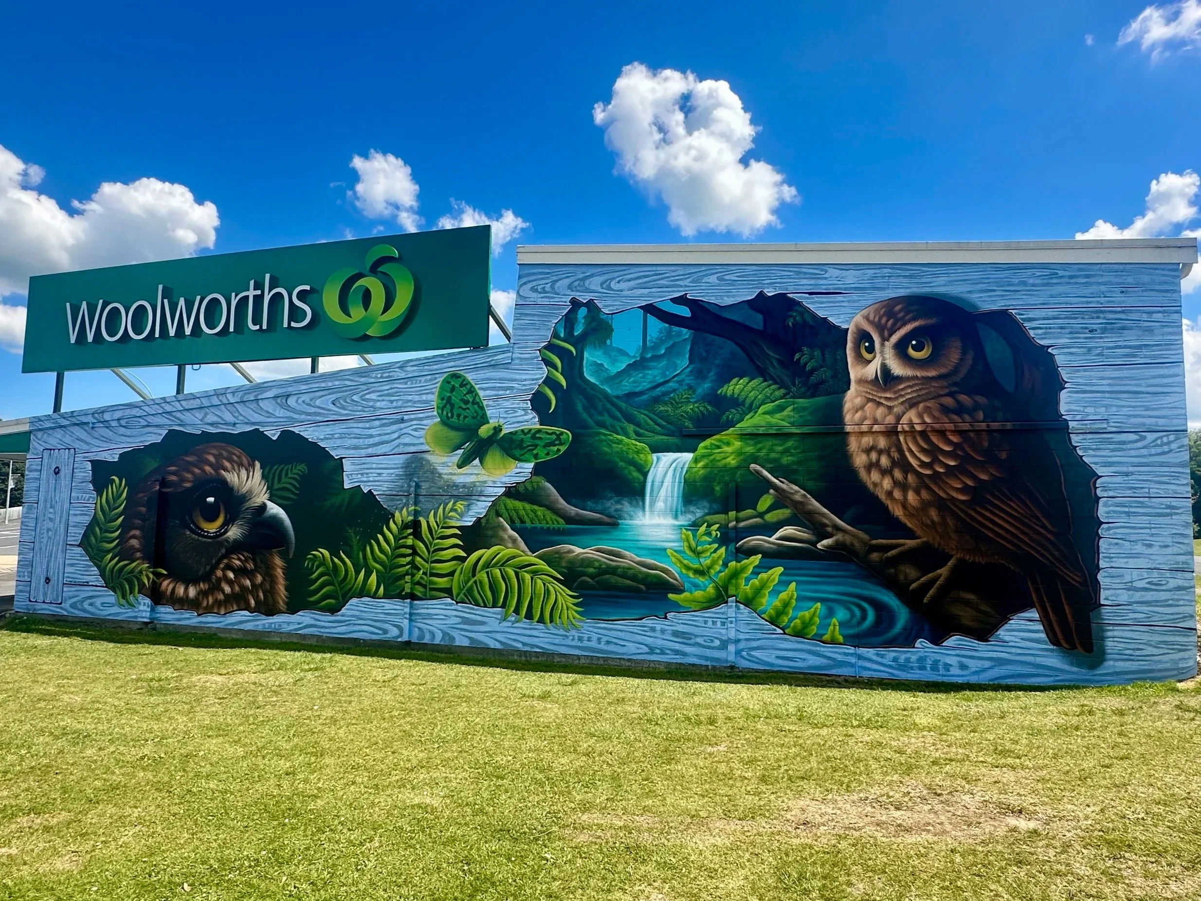 Putāruru Woolworth Mural / Shane Walker