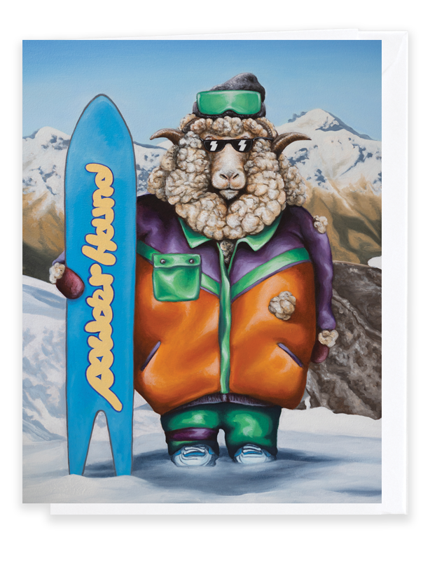 Ewe Board - A6 Greeting Card