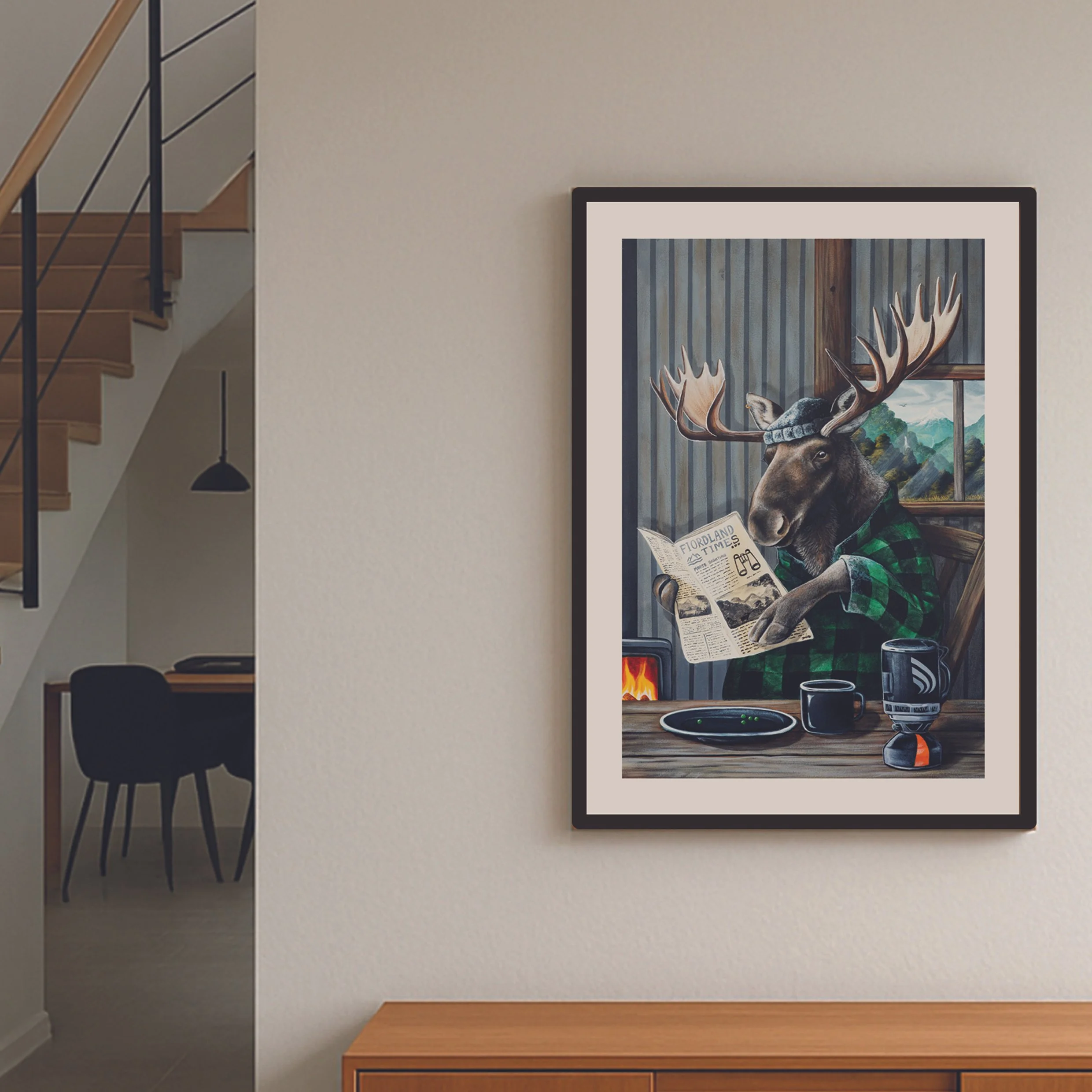 loose in Fiordalnd framed insitu.jpg