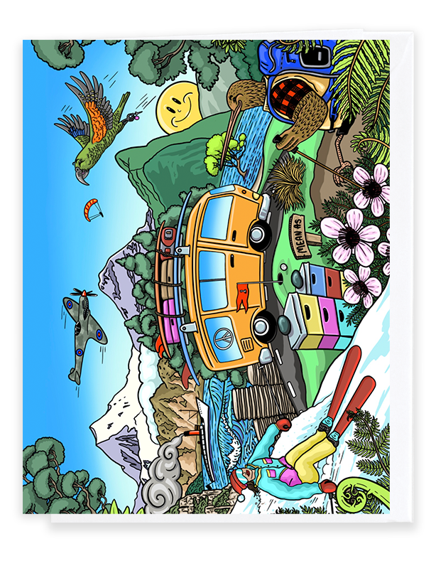 Southern Roadie - A6 Greeting Card