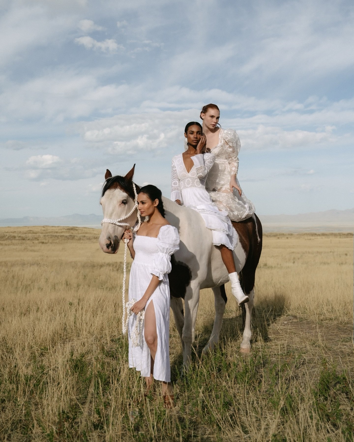 the wuthering heights
.
.
.
Photographer: @austingoodefilms 
Stylist/Art Director: @caramia 
Models: @juliameirelesmodel @kaytmurrs @lilit_howard__ 
Hair: @tenesha_styles 
Horses: @thelizzylens