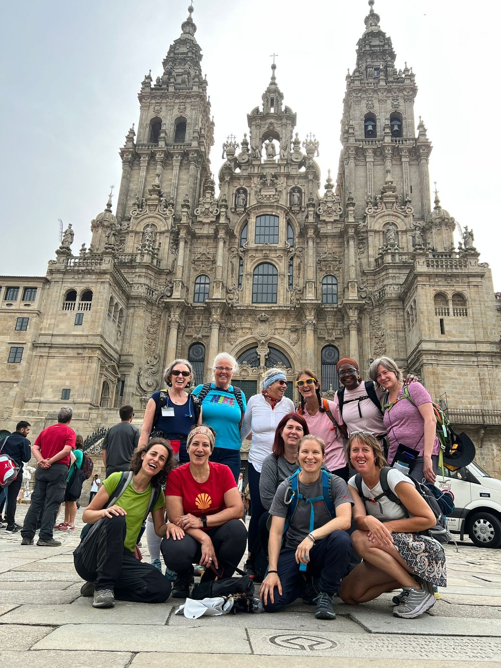 Camino de Santiago All Women Trip arrival at the Cathedral in Spain 2022.JPG